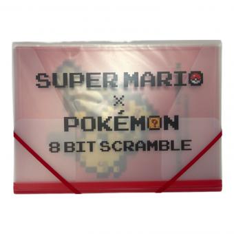 Nintendo TOKYO 集合(ポケットモンスター 8BIT SCRAMBLE) ケース入りA4クリアファイル6枚セット キャラクターグッズ ーパーマリオ×ポケモン
