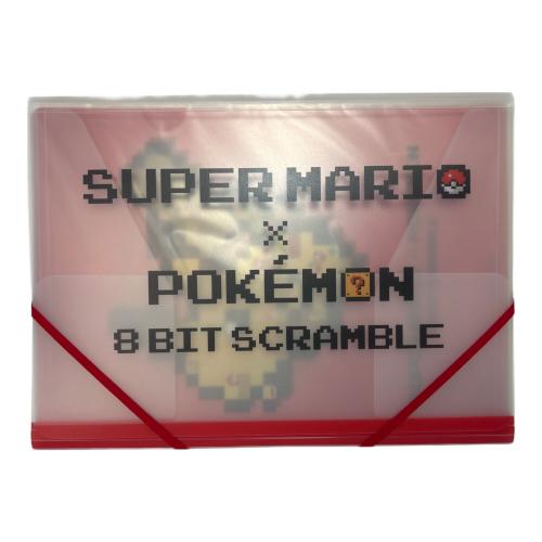 Nintendo TOKYO 集合(ポケットモンスター 8BIT SCRAMBLE) ケース入りA4クリアファイル6枚セット キャラクターグッズ ーパーマリオ×ポケモン