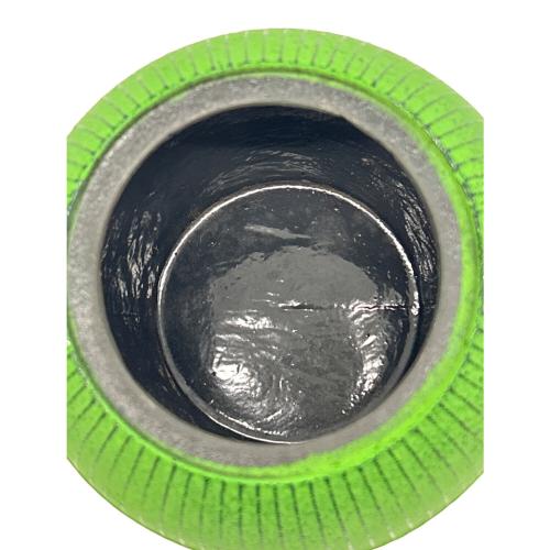南部鉄器 (ナンブテッキ) 急須 0.5L 手まり 緑
