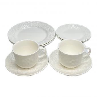 Wedgwood (ウェッジウッド) 洋食器セット ナンタケット カップ＆ソーサー×2 15㎝プレート×2 20.5㎝プレート×2