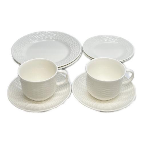 Wedgwood (ウェッジウッド) 洋食器セット ナンタケット カップ＆ソーサー×2 15㎝プレート×2 20.5㎝プレート×2