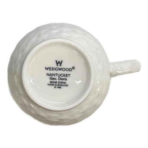 Wedgwood (ウェッジウッド) 洋食器セット ナンタケット カップ＆ソーサー×2 15㎝プレート×2 20.5㎝プレート×2