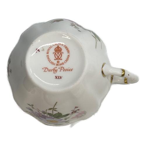 ROYAL CROWN DERBY (ロイヤルクラウンダービー) カップ&ソーサー Derby Posies 6P