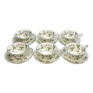 Wedgwood (ウェッジウッド) カップ&ソーサー ワイルドストロベリー 6P