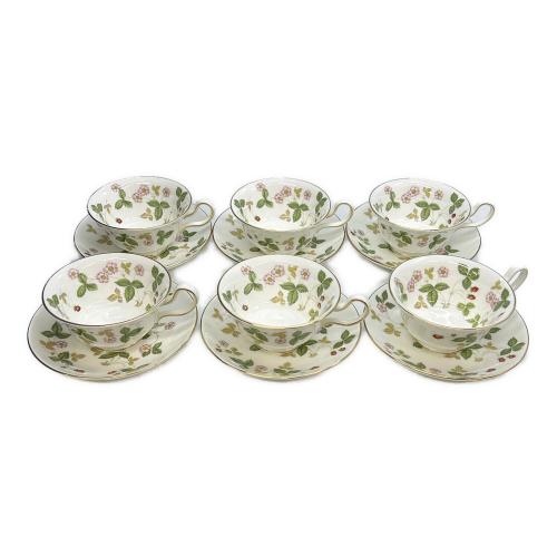 Wedgwood (ウェッジウッド) カップ&ソーサー ワイルドストロベリー 6P