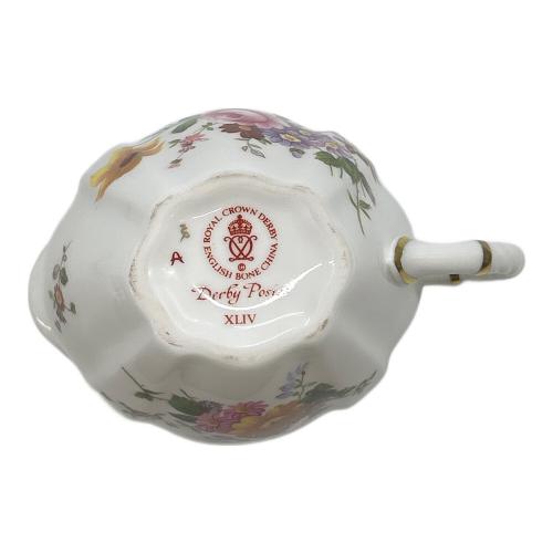 ROYAL CROWN DERBY (ロイヤルクラウンダービー) シュガーポット＆クリーマーセット Derby Posies