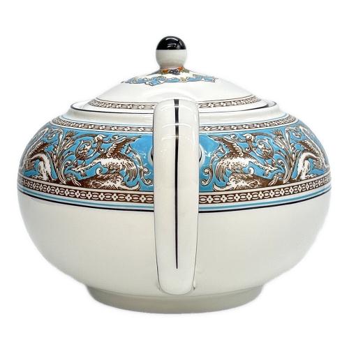 Wedgwood (ウェッジウッド) ティーポット フロレンティーン・ターコイズ
