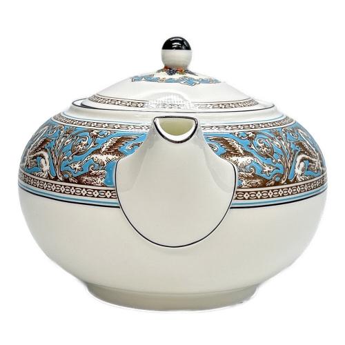 Wedgwood (ウェッジウッド) ティーポット フロレンティーン・ターコイズ