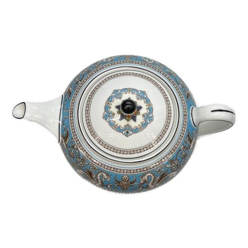 Wedgwood (ウェッジウッド) ティーポット フロレンティーン・ターコイズ