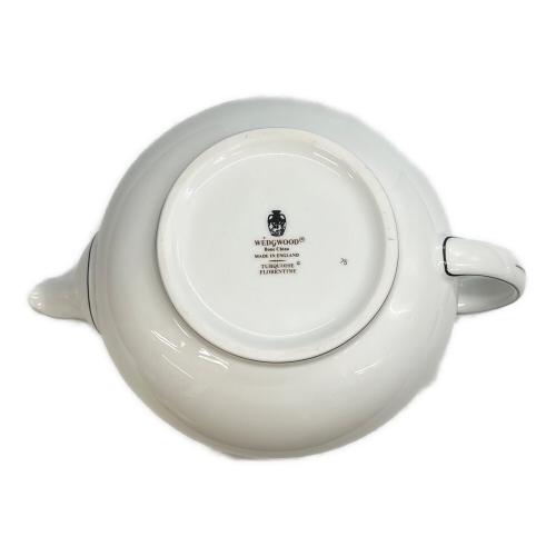 Wedgwood (ウェッジウッド) ティーポット フロレンティーン・ターコイズ