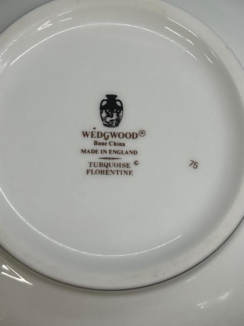Wedgwood (ウェッジウッド) ティーポット フロレンティーン・ターコイズ