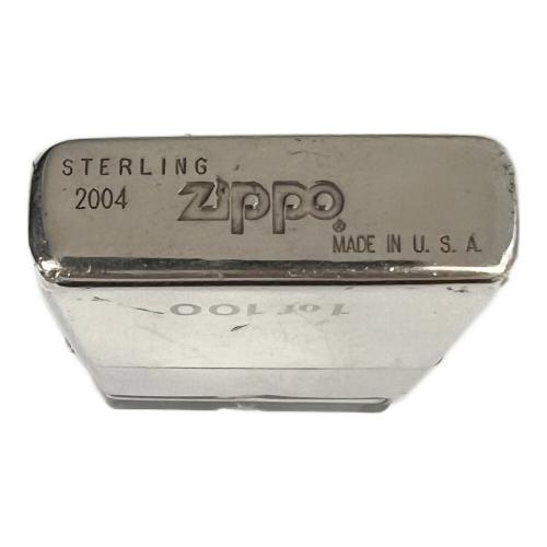 ZIPPO スターリングシルバー 着火zippo刻印 "1of100" 2004年