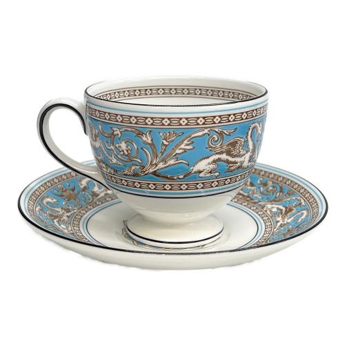 Wedgwood (ウェッジウッド) カップ&ソーサー フロレンティーン・ターコイズ