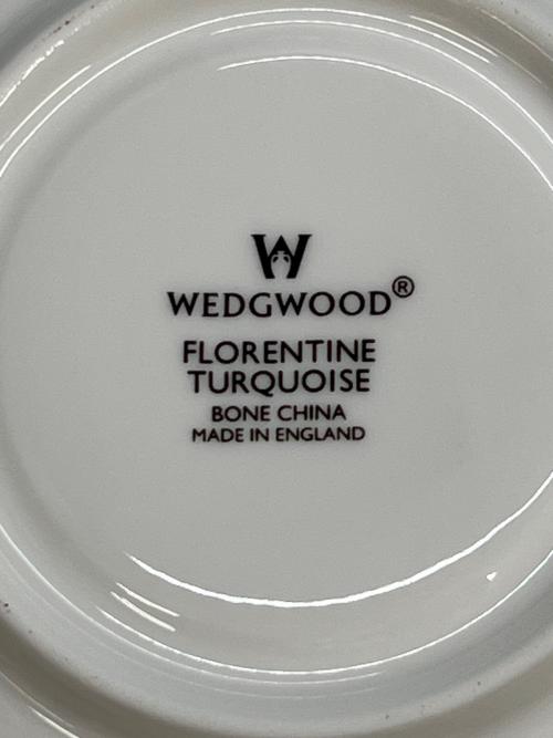 Wedgwood (ウェッジウッド) カップ&ソーサー フロレンティーン・ターコイズ