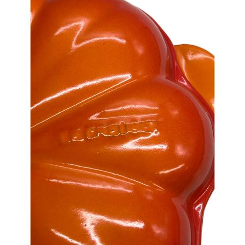 LE CREUSET (ルクルーゼ) 両手鍋 SIZE 22cm オレンジ パンプキン・ココット