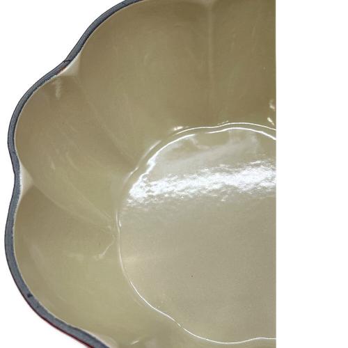 LE CREUSET (ルクルーゼ) 両手鍋 SIZE 22cm オレンジ パンプキン・ココット