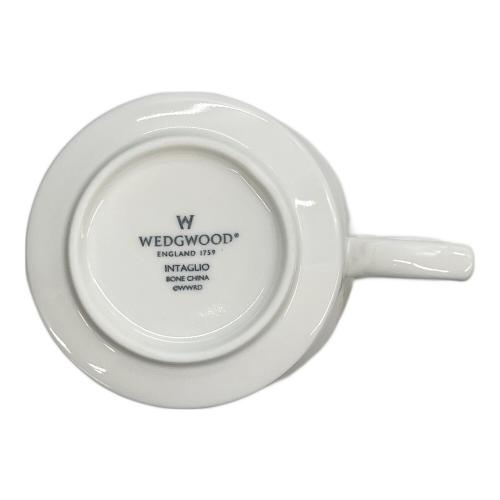 Wedgwood (ウェッジウッド) カップ&ソーサー・プレートセット インタグリオ 各2Pセット