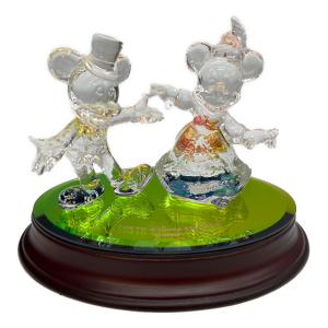 ミッキーマウス＆ミニーマウス クリスタルフィギュア