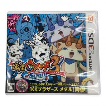 レベルファイブ 妖怪ウォッチ3 スシ 3DS用ソフト 起動確認済み CERO A (全年齢対象)　妖怪ドリームメダル付