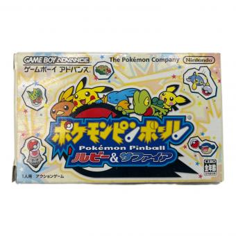 ポケモンピンボール ルビー＆サファイア ゲームボーイアドバンス用ソフト CERO A (全年齢対象)