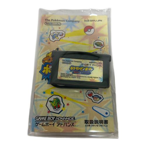 ポケモンピンボール ルビー＆サファイア ゲームボーイアドバンス用