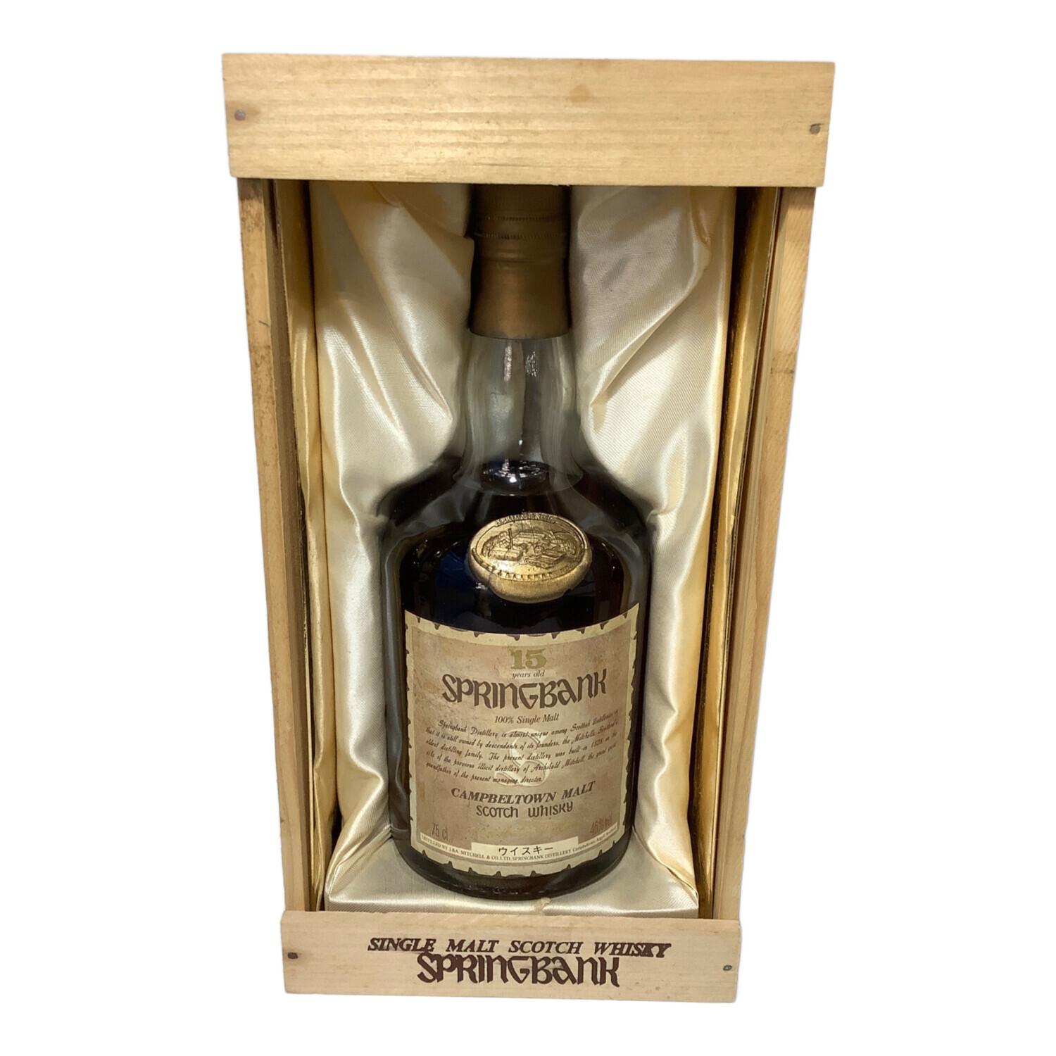 スプリングバンク スコッチウィスキー 15年 750ml｜トレファクONLINE