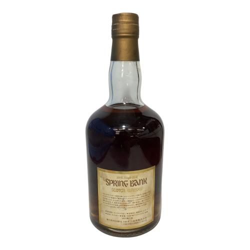 スプリングバンク スコッチウィスキー 15年 750ml｜トレファクONLINE