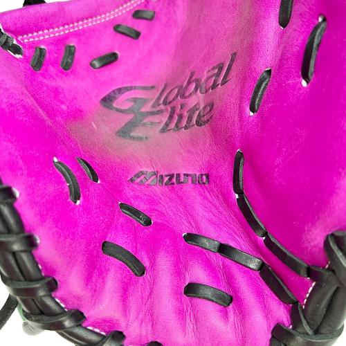Global Elite ファーストミット 軟式グローブ 32600 グリーン×パープル