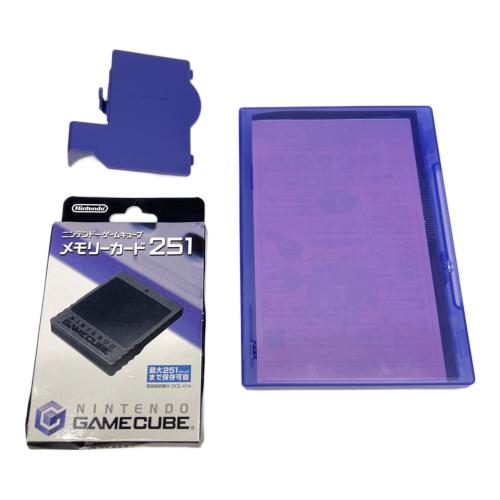 GAMECUBE DOL-017 eカタログ スタートアップディスク コントローラー メモリーカード251