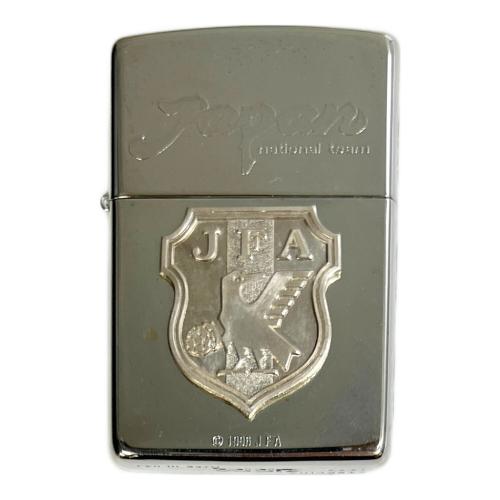 ZIPPO スターリングシルバー JFA サッカー日本代表モデル 「シリアルNo.0124」 1997年