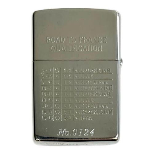 ZIPPO スターリングシルバー JFA サッカー日本代表モデル 「シリアルNo.0124」 1997年
