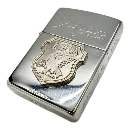 ZIPPO スターリングシルバー JFA サッカー日本代表モデル 「シリアルNo.0124」 1997年