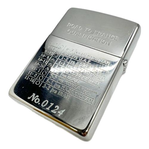 ZIPPO スターリングシルバー JFA サッカー日本代表モデル 「シリアルNo.0124」 1997年