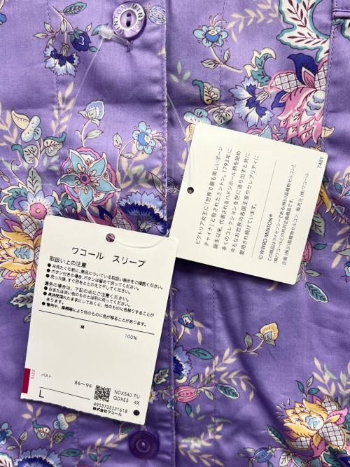 wacoal (ワコール)× MINTON（ミントン） パジャマ パープル・上下セット