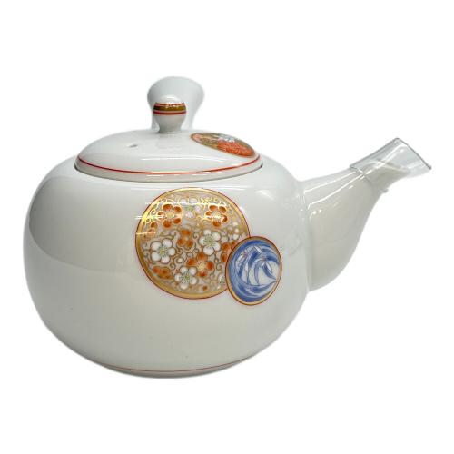深川製磁 (フカガワセイジ) 茶器セット 寿赤絵 急須茶器揃