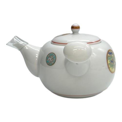 深川製磁 (フカガワセイジ) 茶器セット 寿赤絵 急須茶器揃