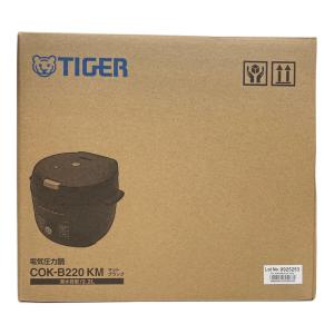 電気圧力鍋 TIGER COOKPOT COK B220 マットブラック