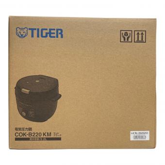 電気圧力鍋 TIGER COOKPOT COK B220 マットブラック