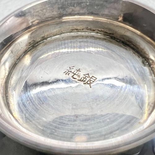 銀酒器揃 徳利 猪口 総重量131.4