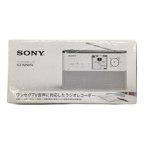 ポータブルラジオレコーダー ICZ-R250TV