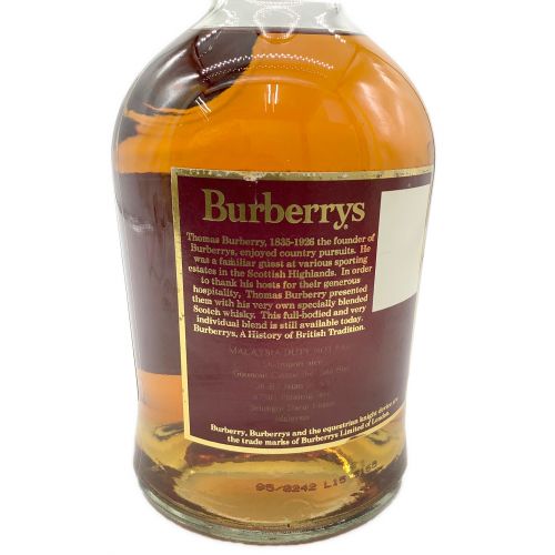 BURBERRY (バーバリー) スコッチ 750ml 15年 未開封｜トレファクONLINE