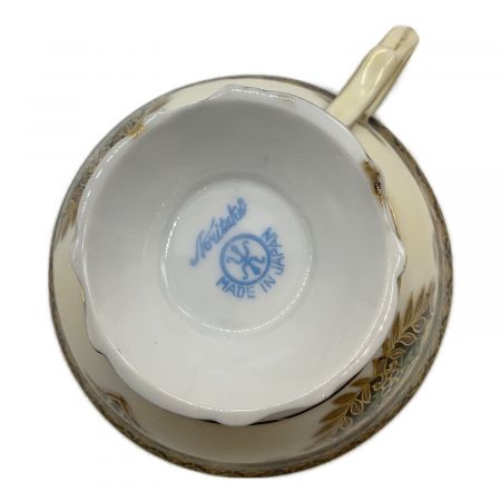 オールド Noritake カップ&ソーサー/ケーキプレート 日本製 1906～1925年頃 Noritake-マルキ印 英国輸出用  ブルー