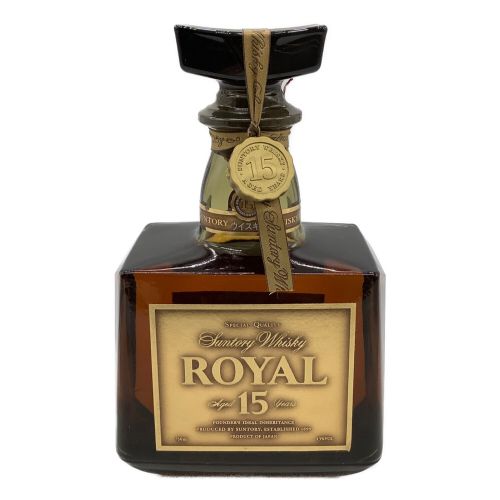 ROYAL 15年 / ウイスキーSUNTORY ROYAL 未開封 ロイヤル11800円で