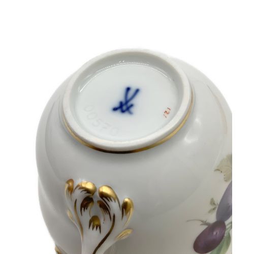 Meissen (マイセン) デミタスカップ 梨 葡萄模様 ヨゴレ