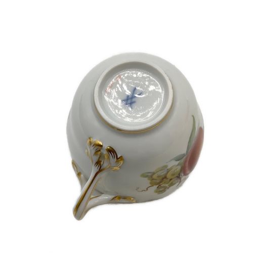 Meissen (マイセン) カップ 桃 マスカット模様 ヨゴレ有