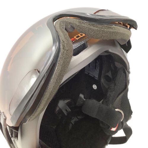 CASCO スキーヘルメット メンズ 58-60 グレー ハードケース付 SP-2 Snowball