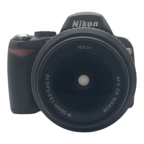 Nikon (ニコン) デジタル一眼レフカメラ NIKKOR 18-55mm/55-200mm D60 ダブルズームキット 1020万画素(有効画素) APS-C バッテリー欠品 SDHCカード対応 ■