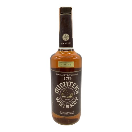 MICHTER'S 1753 ペンシルバニラ @ 750ml 86 PROOF オールドボトル 【特級】 未開封 アメリカ