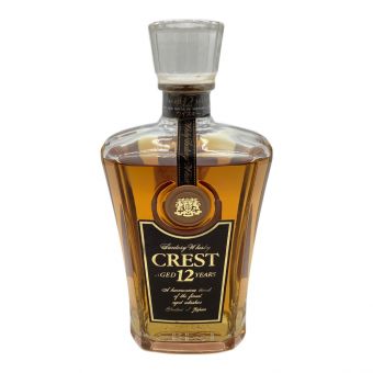 サントリー ジャパニーズ 750ml CREST 12年 未開封 日本