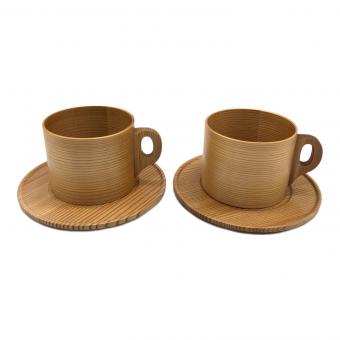大舘 カップ&ソーサー 曲げわっぱ 2Pセット